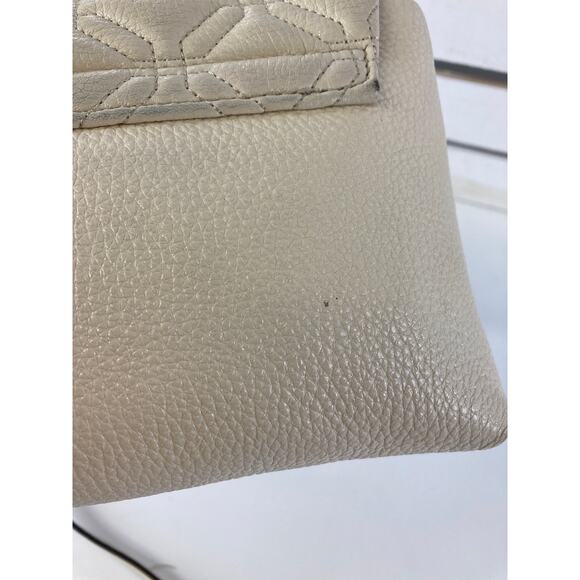 KATE SPADE,SMALL IVORY PEBBLED LEATHER QUILTED CROSSOBODY - Picture 8 of 16